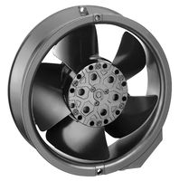EBM-PAPST 6078ES AC Axial Fan, 230V, Circular, 172 mm, 51 mm, Ball Bearing, 247.2 CFM