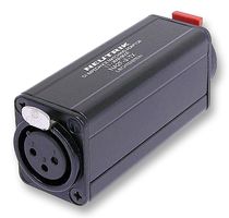 NEUTRIK NA2F-J-TX. XLR Audio Adapter, Miniature Transformer Balancing, 3P XLR Jack, Stereo Receptacle - 6.35mm
