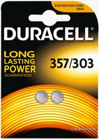 DURACELL 15031685 BATTERY V357SR44W SILVER OXIDE 2PK