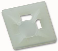 PARTEX HFC1/4NATURAL Cable Tie Mount, Adhesive, Natural, Nylon 6.6 (Polyamide 6.6), 20 mm, 20 mm