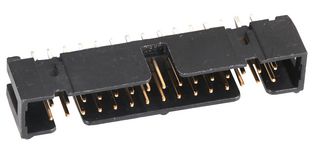 3M N2530-6002RB Pin Header, Straight, Wire-to-Board, 2.54 mm, 2 Rows, 30 Contacts, Through Hole Straight, 2500