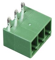 MULTICOMP PRO MC000089 Terminal Block, Header, 3.5 mm, 3 Ways, 12 A, 150 V, Through Hole Right Angle