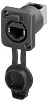 NEUTRIK NE8FDPU-TOP In-Line Adapter, Top Airtight Angled, IP65/IP67, Adaptor, In-Line, RJ45 Socket, RJ45 Socket
