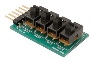 DIGILENT 410-083 Switch Module Board, Four Slide Switches with Series Resistors, One 6-pin Header, Small Form Factor