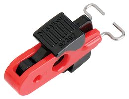 MASTER LOCK S2392 Electrical Lockout, Circuit Breaker, Non-Conductive Xenoy, Red