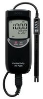 HANNA INSTRUMENTS HI-99301 Water Meter, 0mS/cm to 20mS/cm, 10 ppt, 0°C to +60°C, 154 mm, 63 mm