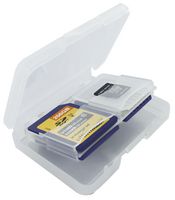 INTEGRAL INSD4CARDCASE- BULK Storage Case, 4X SD Card, Holds up to 4 SD/SDHC/SDXC, with Adapter