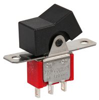 MULTICOMP PRO 3MS1R1M1QE Rocker Switch, On-On, SPDT, Non Illuminated, Panel Mount, Black, 3M