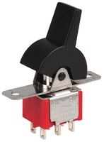MULTICOMP PRO 3MD1R2M1QE Rocker Switch, On-On, DPDT, Non Illuminated, Panel Mount, Black, 3M