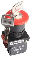 HYLEC DPB22-K11R EMERGENCY STOP MUSHROOM HEAD KEY RLS