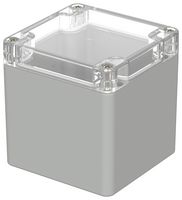 BOPLA 02225100 SMALL ENCLOSURE, PC, GREY/CLEAR
