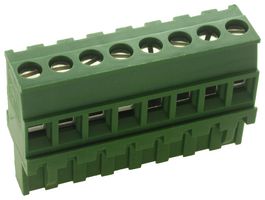 MULTICOMP PRO MC200-50808 TERMINAL BLOCK PLUGGABLE, 8 POSITION, 24