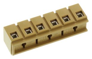 WEIDMULLER 0274220000 TERMINAL BLOCK, BARRIER, 6POS, 12AWG