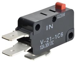 ARATAS (FORMERLY OMRON COMPONENTS) V21-1C6(IN) MICROSWITCH, PLUNGER, SPDT, 12A, 30VDC