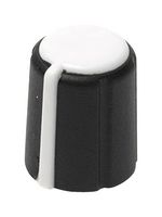 DAVIES MOLDING 1221-L CONTROL KNOB, TPE, ROUND SHAFT, 11.43MM