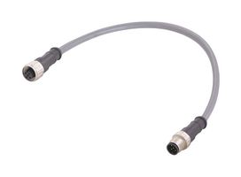 HARTING 21355152564008 SENSOR CABLE, 5P M12 PLUG-RCPT, 31.5"
