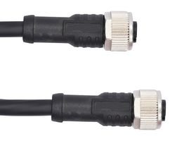 AMPHENOL LTW M12A05FL-12AFL-SBA05 CBL ASSY, 5P M12 RECPT-RECPT, 500MM