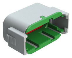 AMPHENOL SINE/TUCHEL ATM06-12SC-CAP PROTECTIVE CAP, 12POS, GRY/THERMOPLASTIC
