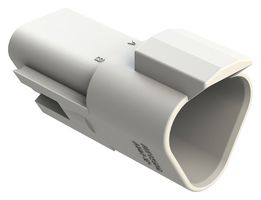 AMPHENOL SINE/TUCHEL AT04-3P-WHT AUTOMOTIVE HOUSING, RCPT, 3POS, 13A, WHT