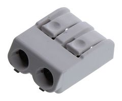 WAGO 2061-602/998-404 TB, WIRE TO BOARD, 2POS, 20-16AWG