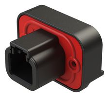 AMPHENOL SINE/TUCHEL ATP13-2P-BM02BLK AUTOMOTIVE CONNECTOR, 2POS, RCPT, BLACK