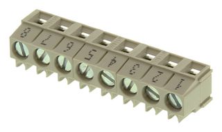 WIELAND ELECTRIC 25.192.0853.0 TERMINAL BLOCK, PCB, 8 POSITION, 30-14AW