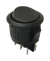 E-SWITCH RRA16C1100. ROCKER SWITCH, DPDT, 15A, 125VAC, PANEL