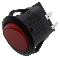 E-SWITCH RRA12C1000-116. ROCKER SWITCH, DPST, 15A, 125VAC, PANEL