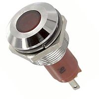 CML INNOVATIVE TECHNOLOGIES 19710350 PANEL MOUNT INDICATOR, LED, 19MM, RED, 2