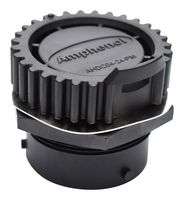 AMPHENOL SINE/TUCHEL AHDC04-24-PM PROTECTIVE CAP, PLUG CONN, THERMOPLASTIC