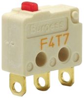 SAIA-BURGESS F4T7UL. MICROSWITCH, PLUNGER, 1CO, 5A, 250V