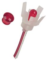 VCC / VISUAL COMMUNICATIONS COMPANY 5400A1 PANEL MOUNT INDICATOR, LED, 8.05MM, RED,