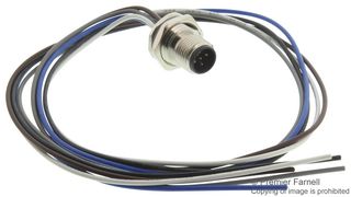 TE CONNECTIVITY T4171010405-002 SENSOR CORD, 5P M12 PLUG-FREE END, 0.5M