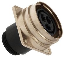 AMP - TE CONNECTIVITY 208497-1 CIRCULAR CONNECTOR RECEPTACLE, SIZE 22, 3 POSITION, PANEL