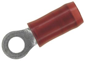 TE CONNECTIVITY - AMP 2-320553-2 TERMINAL, RING TONGUE, #4, CRIMP, RED, F
