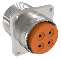 AMPHENOL AEROSPACE TVM00DS-25L-22P CIRCULAR CONN, RCPT, 4POS, WALL MOUNT