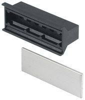 NVENT SCHROFF 20808-083 TRAPEZIFORM HANDLE, 8HP, BLACK