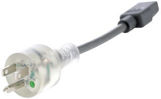 VOLEX 17967 8 POWER CORD, NEMA 5-15P C13, 15FT, 15A, G