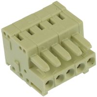 WAGO 734-105. TERMINAL BLOCK PLUGGABLE, 5 POSITION, 28