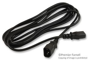 PRO POWER SPC19909 POWER CORD IEC320C-13/14, 12FT, 10A, BLA