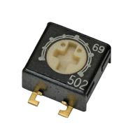 OHMITE SMUA102PET TRIMMER, POT, 1K, 1TURN, SMD