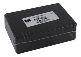 BUD INDUSTRIES CU-389 ENCLOSURE, UTILITY, PLASTIC, BLACK