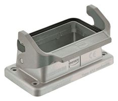 HARTING 09628100398 HOUSING, BULKHEAD, 10B, 1 LEVER