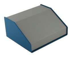 HAMMOND 1456KE3WHBU.. ENCLOSURE, DESK TOP, ALUMINIUM, BEIGE/BL