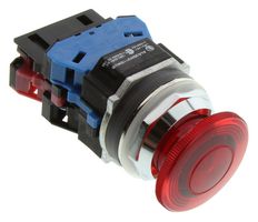 IDEC ALD3QH211DNUR ILLUM PB SW, SPST-NO/NC, RED, 10A, 110V