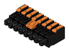 WEIDMULLER 8000078359. TERMINAL BLOCK, PLUGGABLE, 8POS, 12AWG