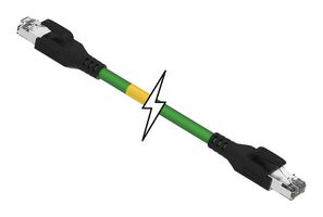 MOLEX 120108-8357 ENET CORD, CAT5E, RJ45 PLUG-PLUG, 16.4