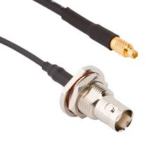 AMPHENOL RF 095-850-206-012 COAX CABLE, BNC BHD JACK-MMCX PLUG, 12"