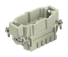 HARTING 09365102602 HEAVY DUTY INSERT, PLUG, 10POS+PE, 14AWG