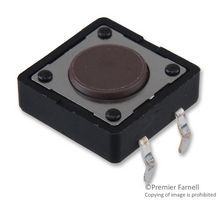 MULTICOMP PRO MC32872. SWITCH, TACTILE, SPST-NO, 50mA, THOUGH H